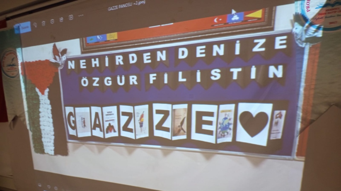 GAZZE'YE ÖZGÜRLÜK  BİR YANIM GAZZE BİR YANIM KUDÜS  ETKİNLİĞİ 